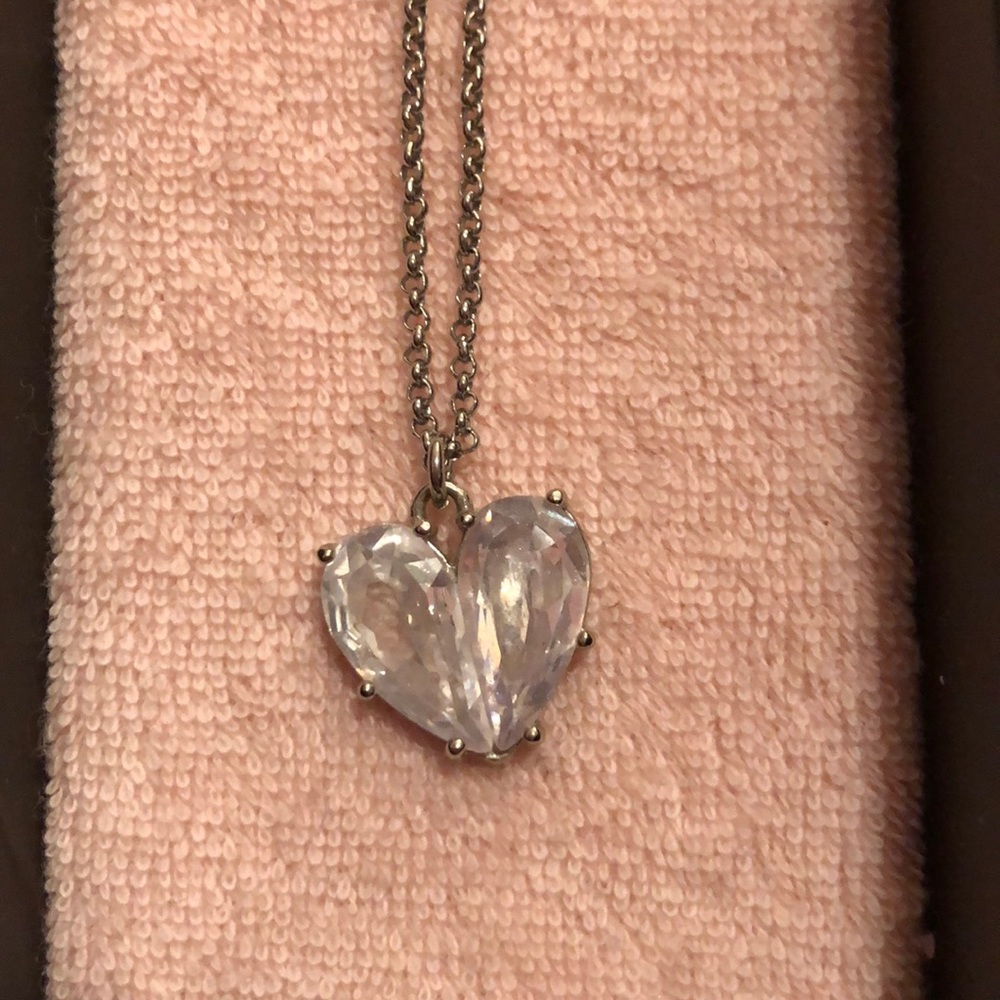 Juicy Couture Crystal Heart Necklace